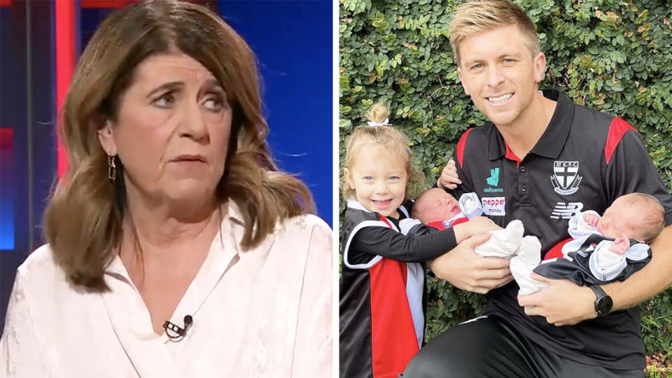 Caroline Wilson is standing by her comments criticising two St Kilda players for missing last weekend's match against Adelaide.