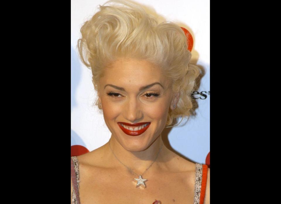 Gwen Stefani at the 45th Grammy Awards. 