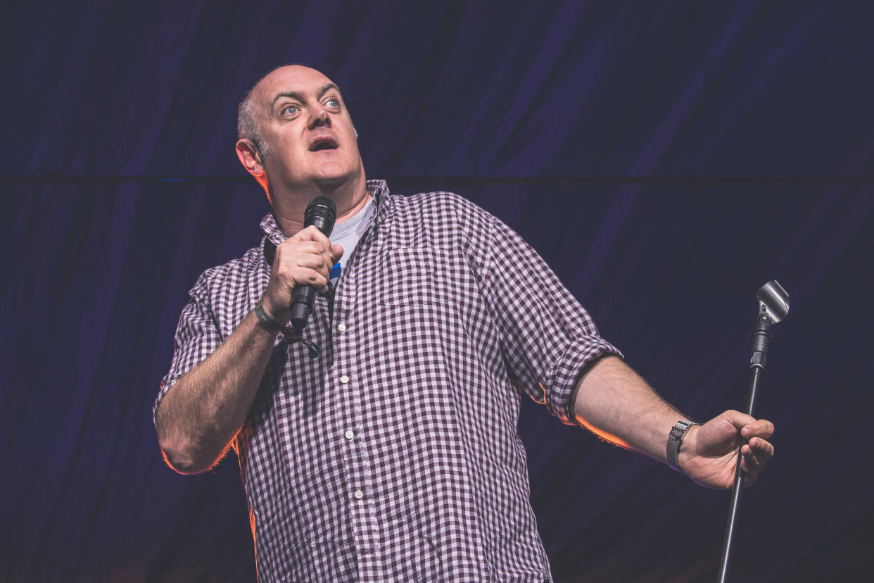 SOUTHWOLD, ENGLAND - JULY 14:  Dara O Briain performs at Latitude Festival at Henham Park Estate on July 14, 2017 in Southwold, England.  (Photo by Rob Ball/Redferns)