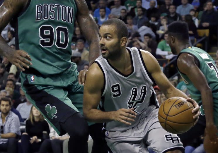 Tony Parker is embracing an evolving role with the Spurs. (AP)