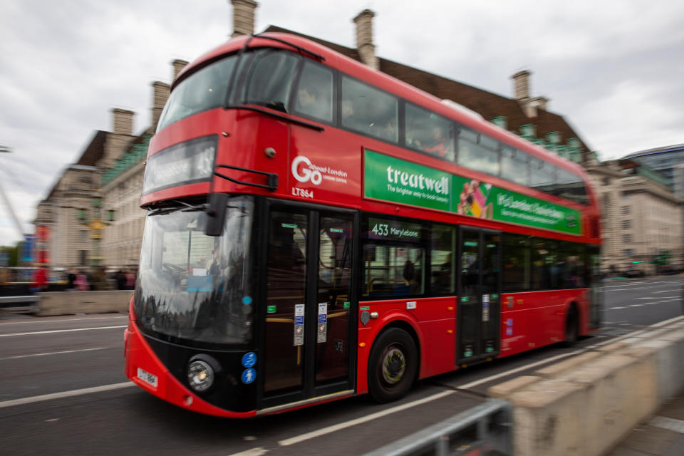 The women were attacked on the top deck of a London bus (Photo by Manuel Romano/NurPhoto via Getty Images)