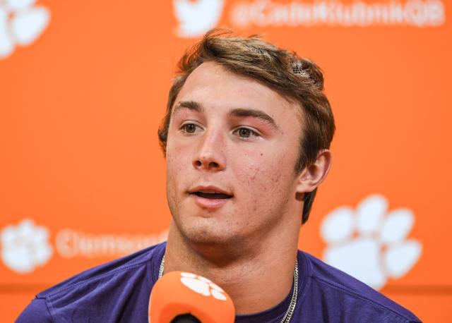 What Clemson quarterback Cade Klubnik wants to improve after 'halftime' of  2023 season - Yahoo Sports