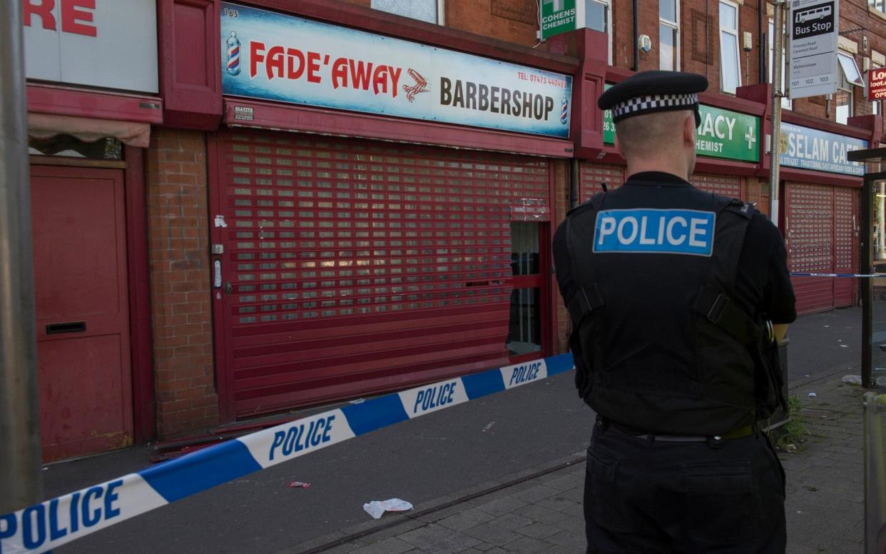 Abdallah Forjani, Salman Abedi's cousin, runs the Fade’Away barber’s shop in Fallowfields - JULIAN SIMMONDS