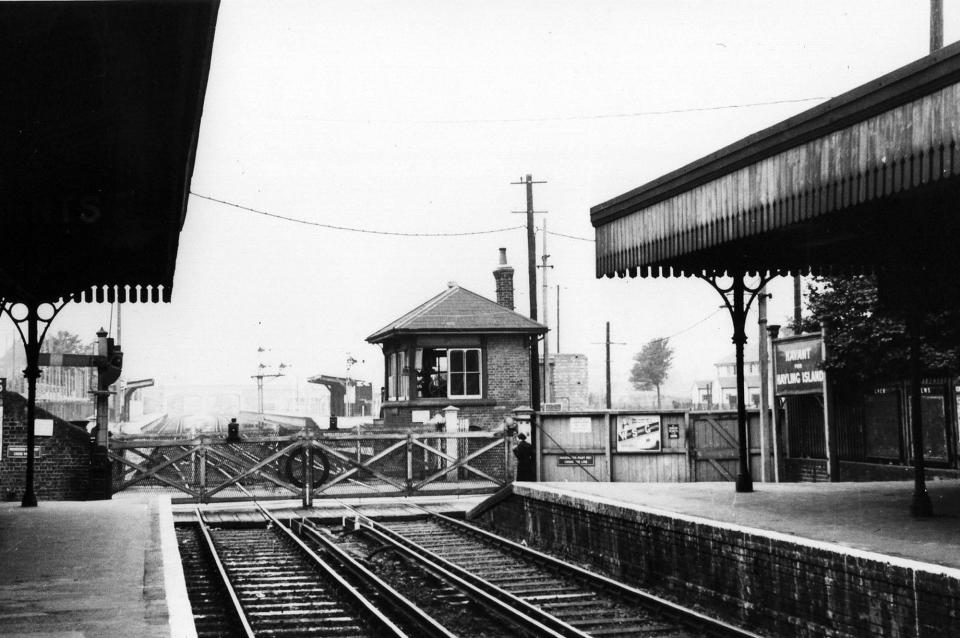 Havant railway station pre 1937With the new station under construction in the distance here we see Havant railway station pre-1937. Picture: Ralph Cousins collection.