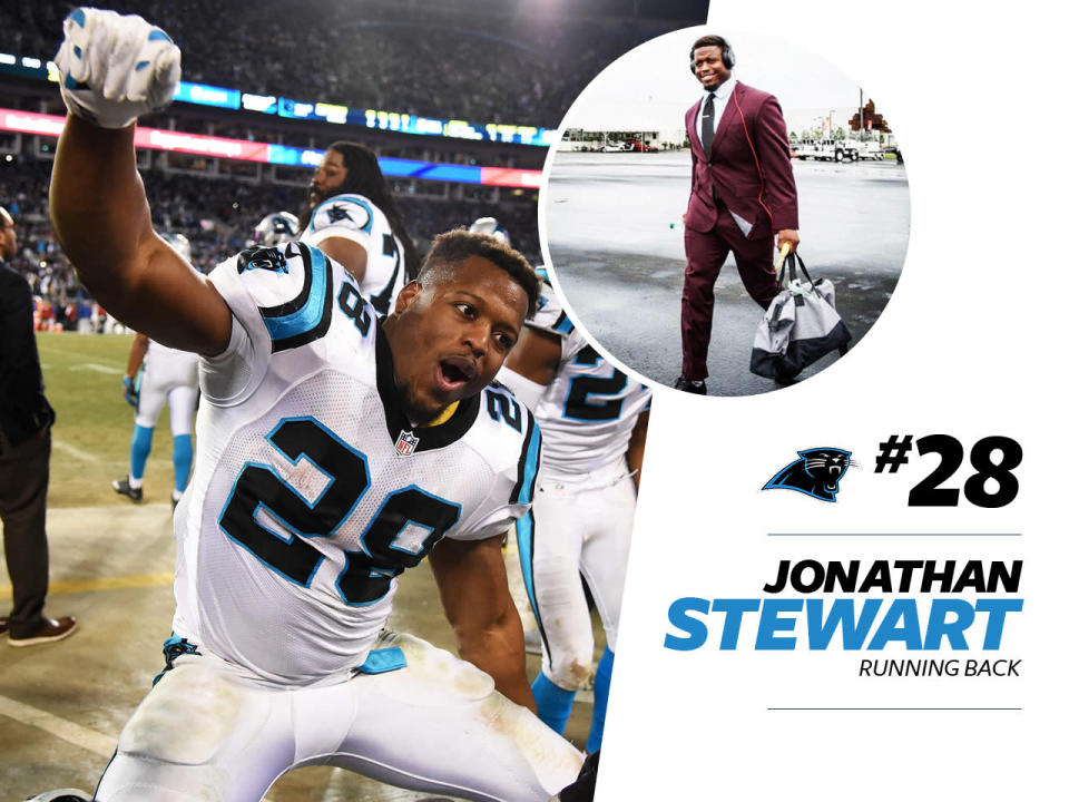 #28 Jonathan Stewart— Running Back