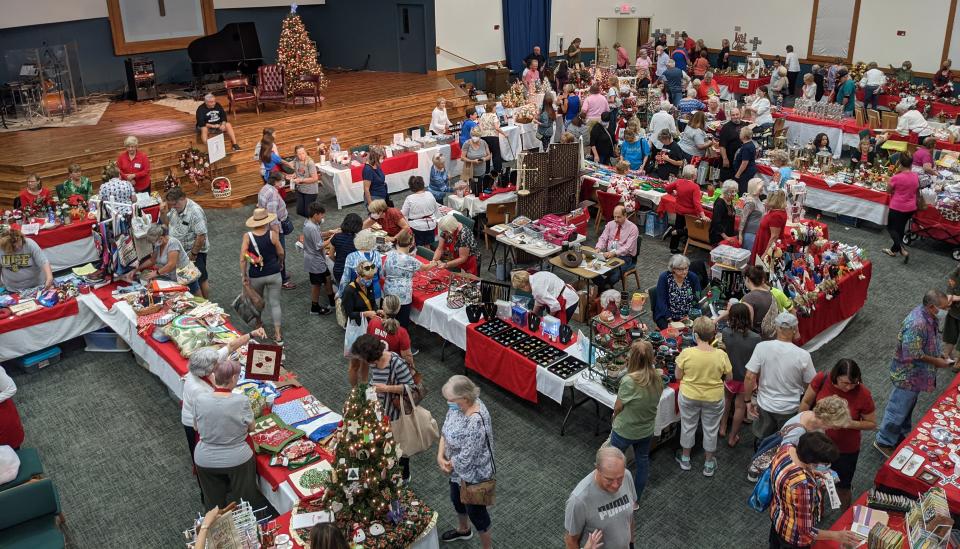 Unique wares from over 30 vendors will be available for purchase during the Suntree United Methodist Church 'Giant Christmas Bazaar' on Saturday, Nov. 4.