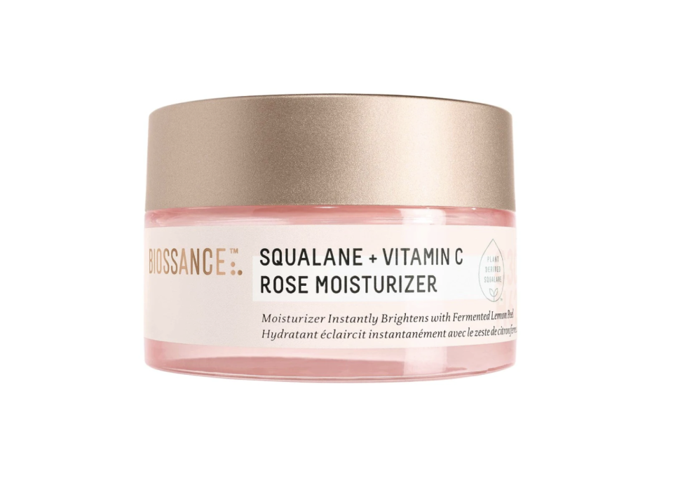 Biossance Squalane + Vitamin C Rose Brightening Moisturizer