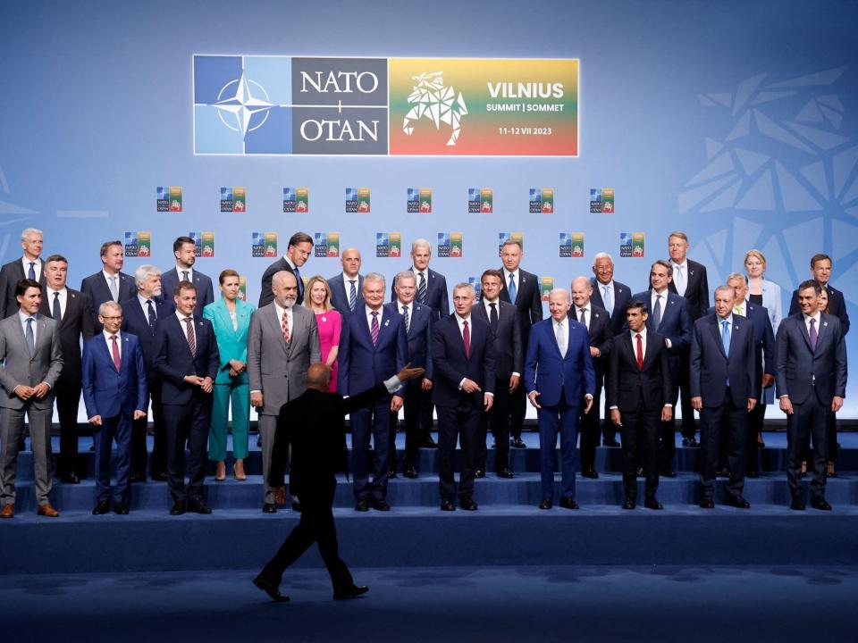 NATO summit leaders