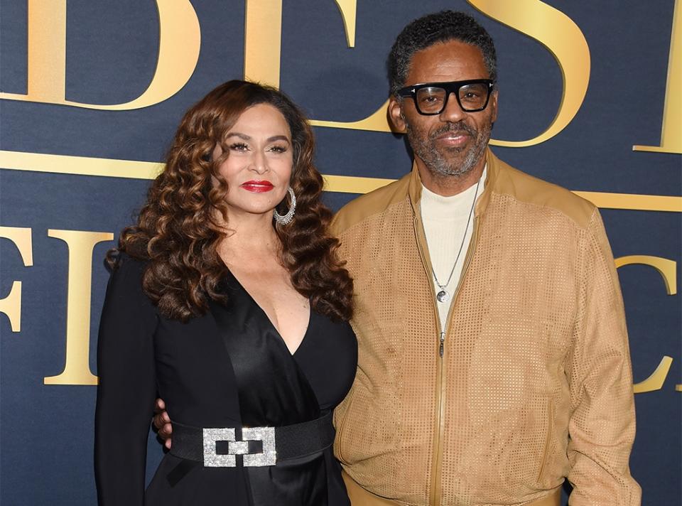 Tina Knowles and Richard Lawson