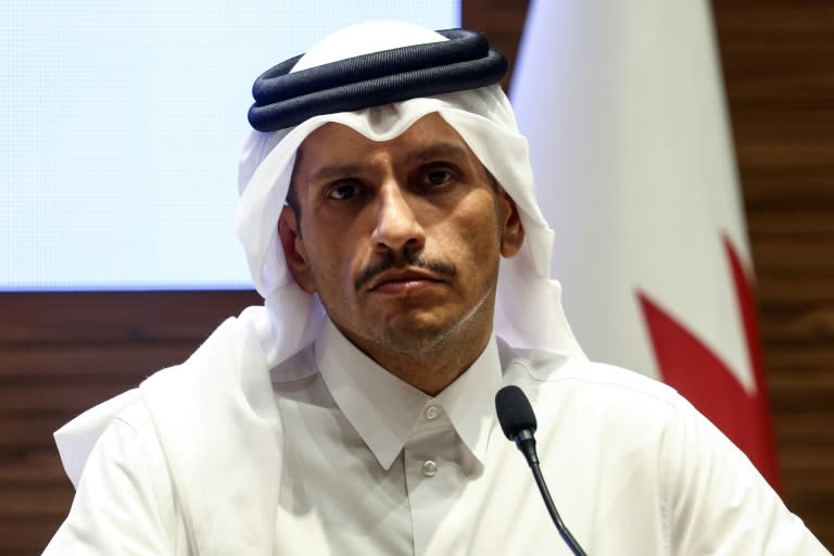 Qatar's Prime Minister Sheikh Mohammed bin Abdulrahman Al-Thani had been the lead mediator in efforts to broker a Gaza truce (KARIM JAAFAR)