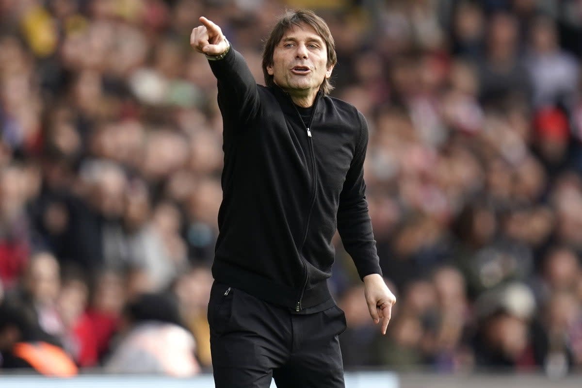 Tottenham manager Antonio Conte launched into a rant after his side drew 3-3 with Southampton (Andrew Matthews/PA) (PA Wire)