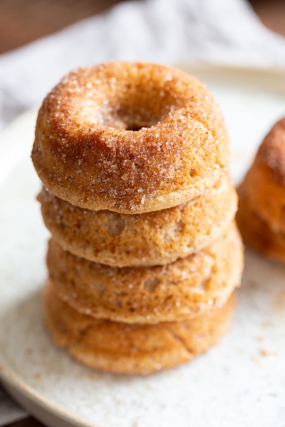 <p>Believe it or not, this sweet treat has absolutely no refined sugar. You won't feel a bit of guilt indulging in a doughnut-or two.</p><p><strong>Get the recipe at <a href="https://www.veganricha.com/2018/11/baked-apple-cider-donuts.html" rel="nofollow noopener" target="_blank" data-ylk="slk:Vegan Richa;elm:context_link;itc:0;sec:content-canvas" class="link ">Vegan Richa</a>.</strong></p><p><strong><strong><strong><strong><a class="link " href="https://go.redirectingat.com?id=74968X1596630&url=https%3A%2F%2Fwww.wayfair.com%2Fkitchen-tabletop%2Fpdp%2Ffox-run-brands-nonstick-donut-pan-fru1087.html&sref=http%3A%2F%2Fwww.countryliving.com%2Ffood-drinks%2Fg28172487%2Fapple-cider-donuts%2F" rel="nofollow noopener" target="_blank" data-ylk="slk:SHOP DOUGHNUT PANS;elm:context_link;itc:0;sec:content-canvas">SHOP DOUGHNUT PANS</a></strong></strong></strong><br></strong></p>