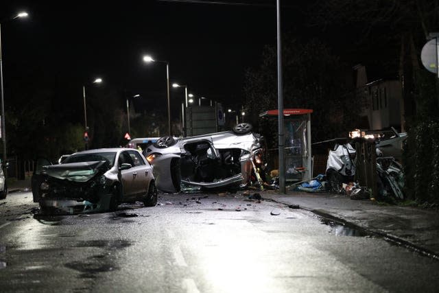 Two die in Romford car crash