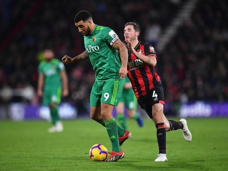 Troy Deeney charged by FA for referee ‘bottling’ comments following Watford's draw against Bournemouth