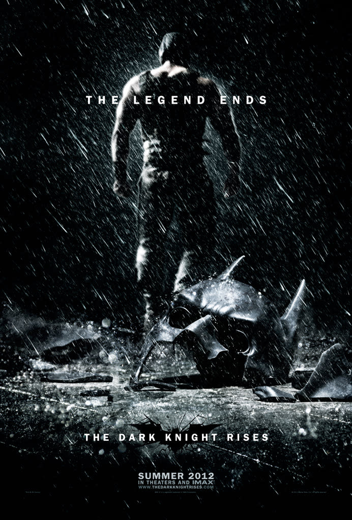 Warner Bros. Pictures' <a href="http://movies.yahoo.com/movie/1810159433/info" data-ylk="slk:The Dark Knight Rises;elm:context_link;itc:0;sec:content-canvas" class="link ">The Dark Knight Rises</a> - 2012 <a href="http://media.zenfs.com/en_us/Movies/PhotoG/dark-knight-rises-2012-poster-65952.jpg" rel="nofollow noopener" target="_blank" data-ylk="slk:View full size >>;elm:context_link;itc:0;sec:content-canvas" class="link ">View full size >></a>