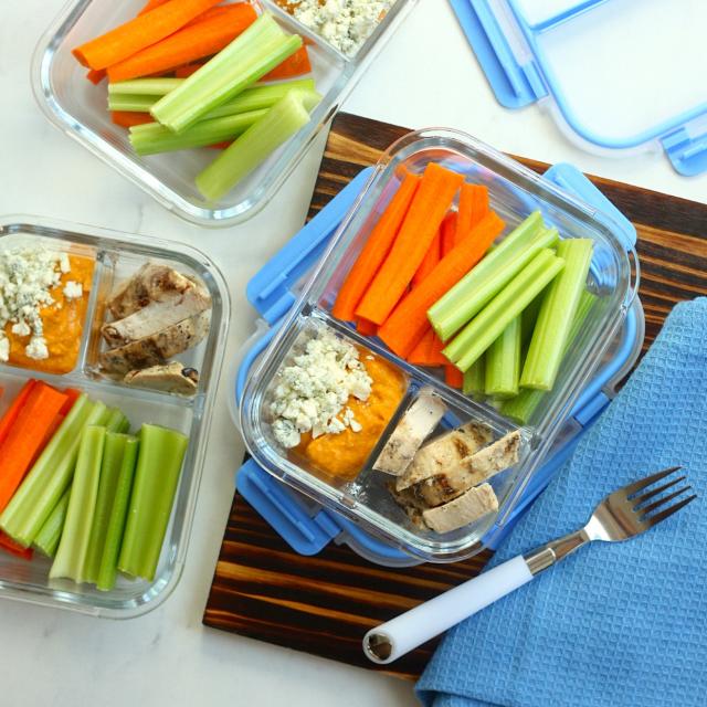 Deconstructed Cobb Salad Bento Lunch for Kids