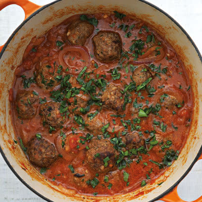 Beef and Mushroom Rissoles In Fresh Tomato Sauce: Recipe