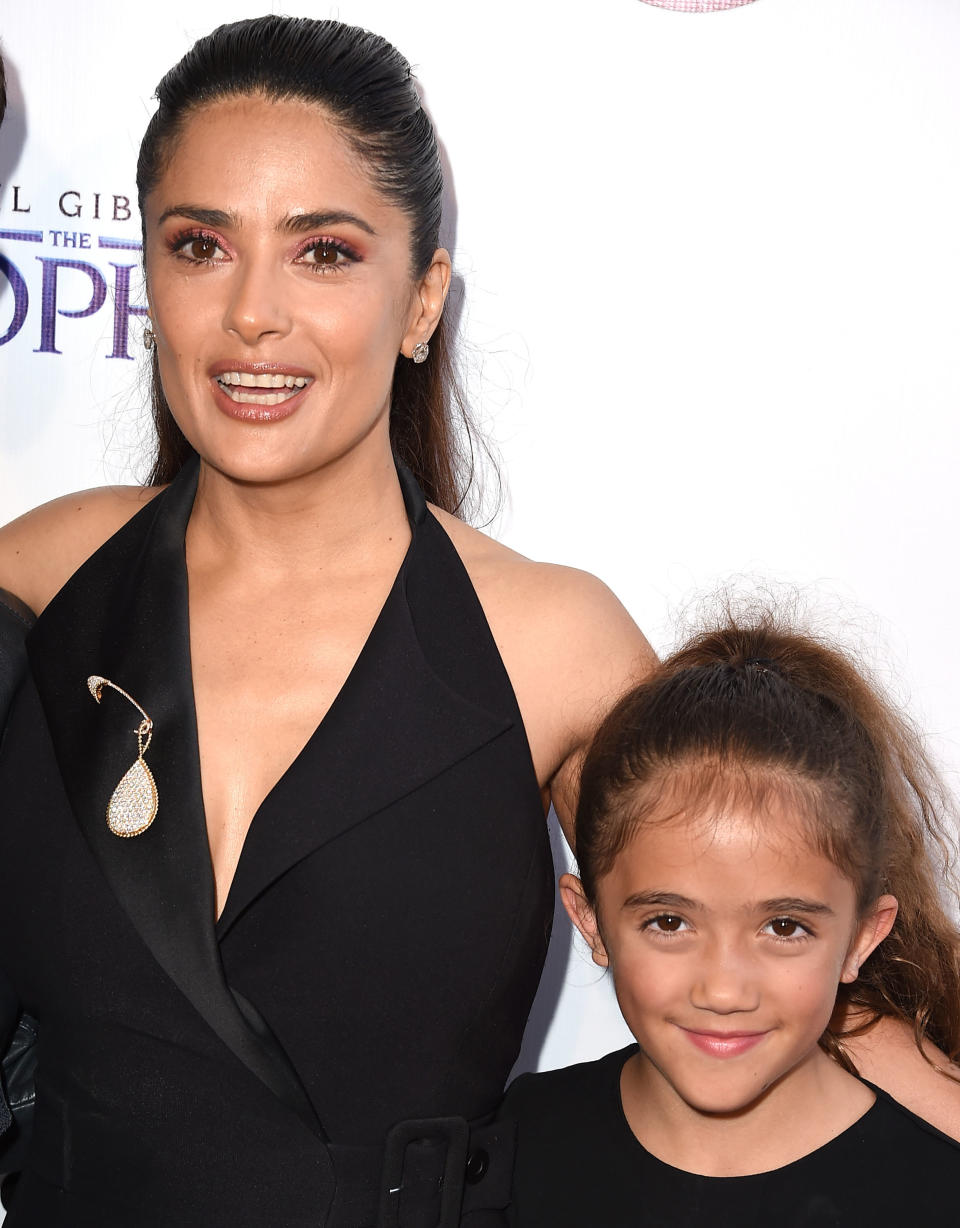 Salma Hayek y Valentina Paloma en el 2015. (Photo by Steve Granitz/WireImage)