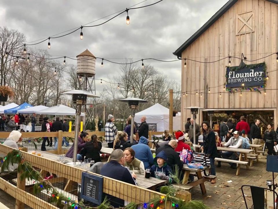 Flounder Brewing's annual Kringle Market.