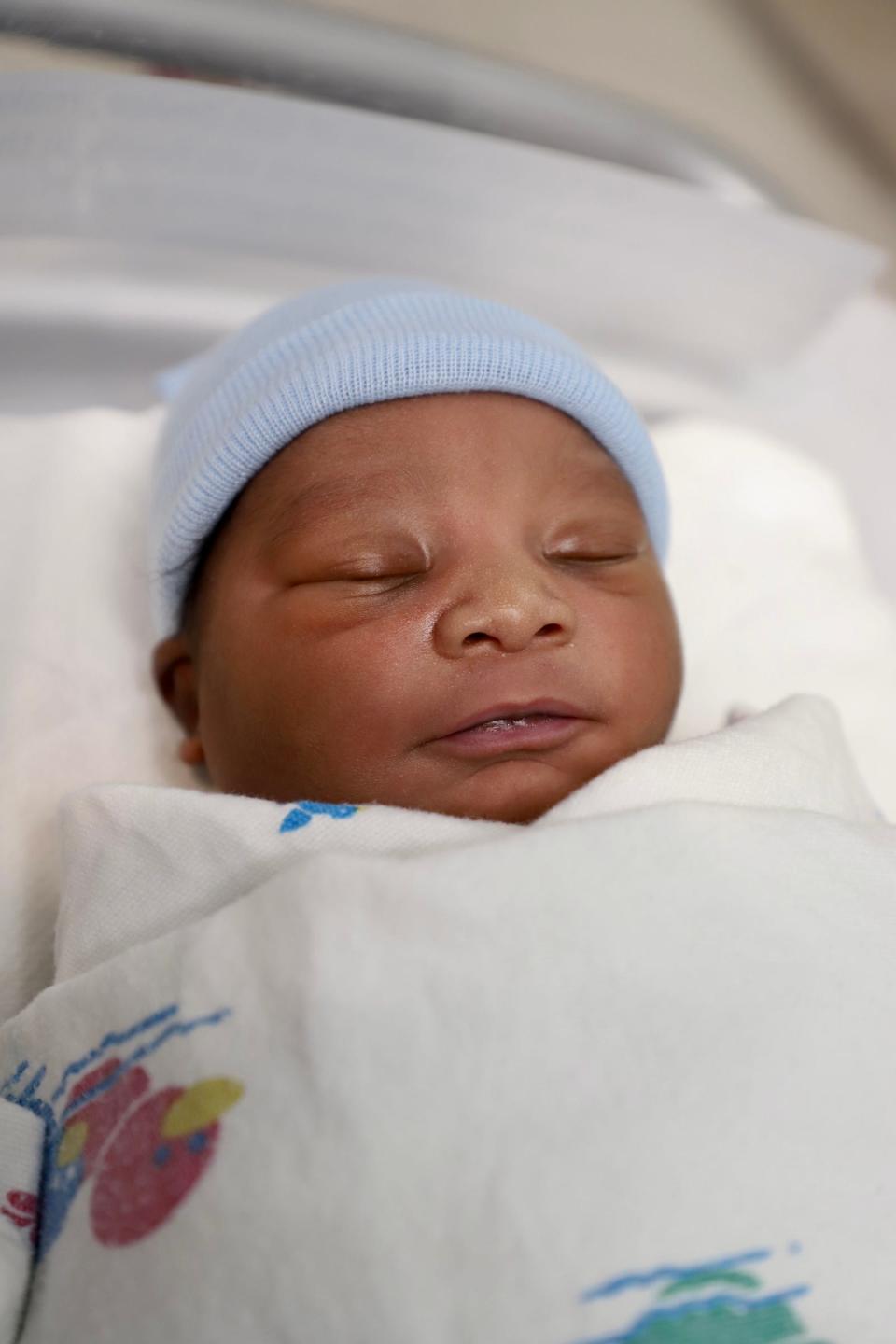 Northwest Texas Healthcare System celebrates the first baby of the New Year born at its facility with the birth of baby boy, Kareem Brown, born Jan. 1 at 7:23 a.m.