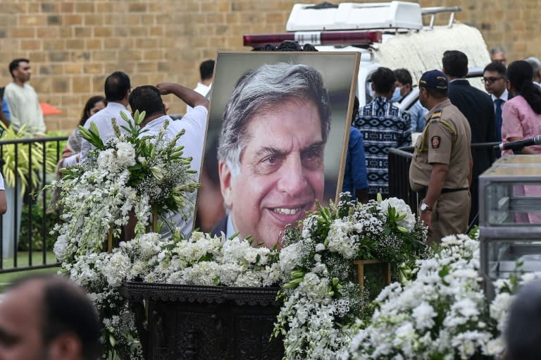 Ratan Tata, who died aged 86 on Wednesday, transformed the Tata Group into a sprawling enterprise, with a portfolio ranging from software to sports cars (SUJIT JAISWAL)