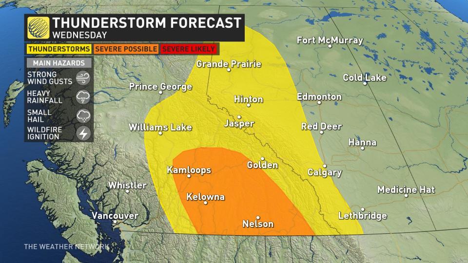 Baron - West thunderstorm Wednesday - May2