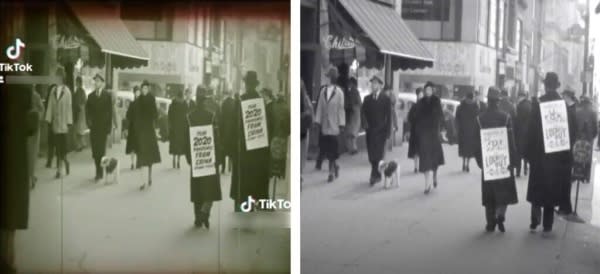 Este video en el que hombres de 1955 advierten sobre la pandemia de COVID, está manipulado