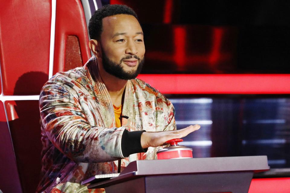 THE VOICE -- "The Battles Part 2" Episode 2209 -- Pictured: John Legend -- (Photo by: Trae Patton/NBC)