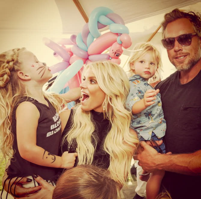 Jessica Simpson and family celebrating Ace’s second birthday