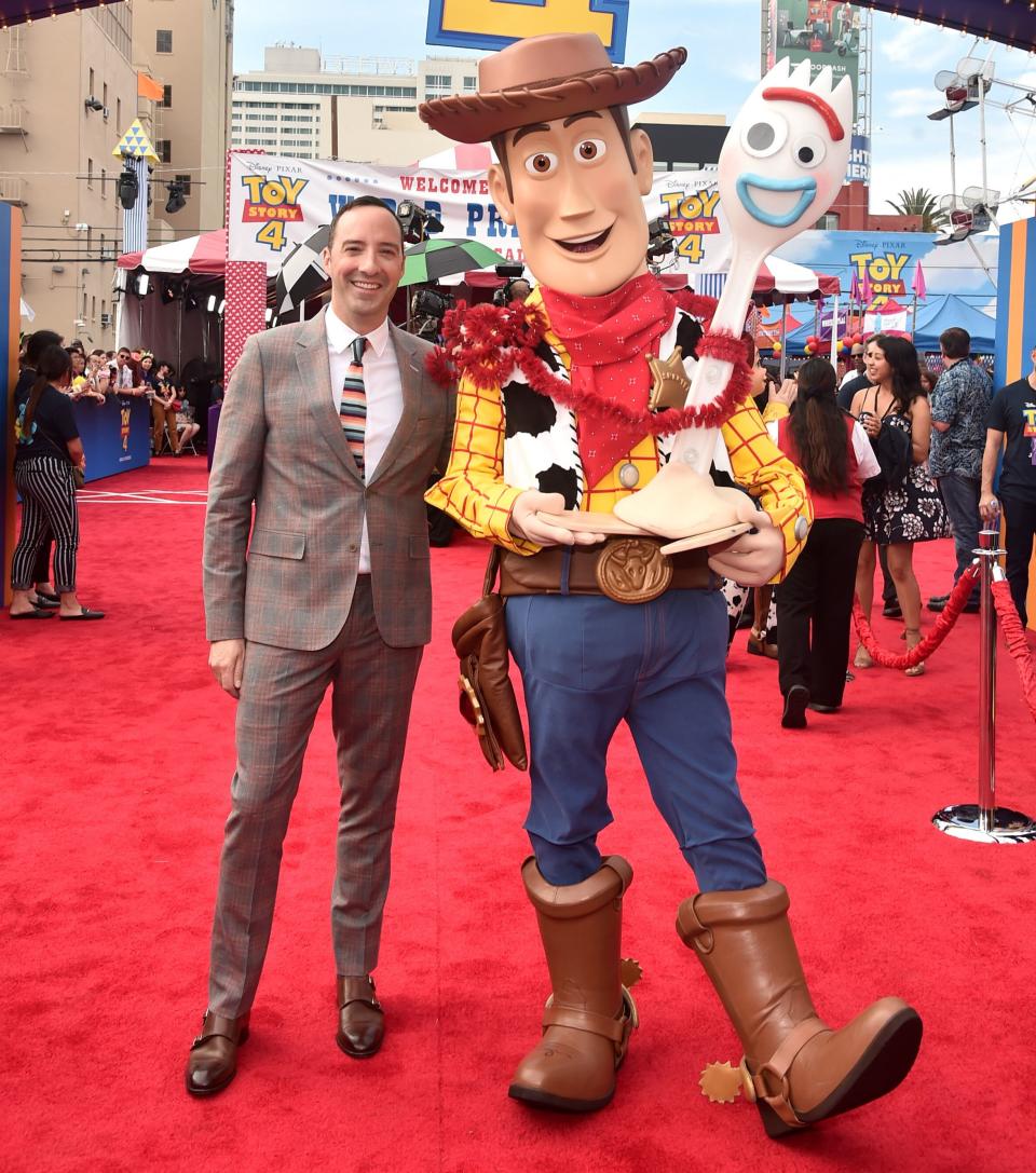 Tony Hale at the "Toy Story 4" premiere on&nbsp;June 11 in Los Angeles. (Photo: Alberto E. Rodriguez via Getty Images)