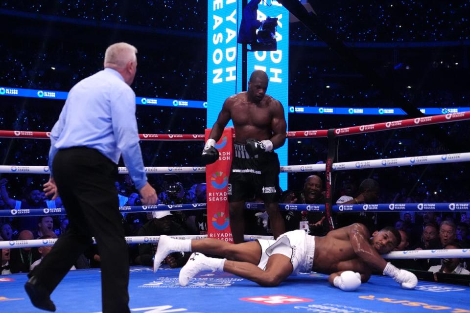 Daniel Dubois made a real statement at Wembley (Bradley Collyer/PA) (PA Wire)