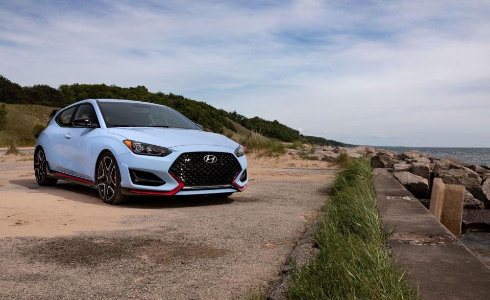 <p>Having Honda's hot rod in the fleet at the same time will put the Veloster N under heightened scrutiny over its remaining 39,000 miles. But as sport-compact yardsticks go, we could have chosen far worse than the Type R.</p>