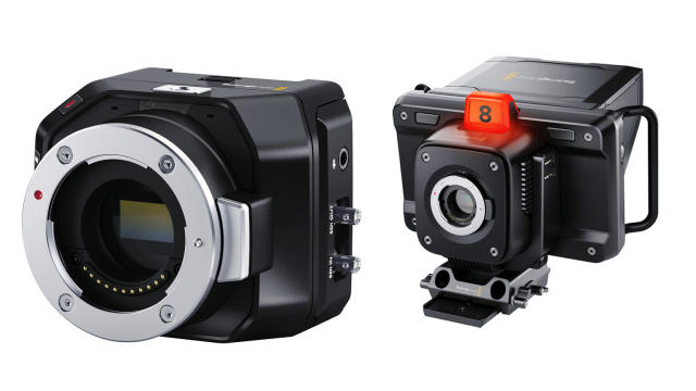 Blackmagic cinema camera 6K et micro studio camera 4K G2 