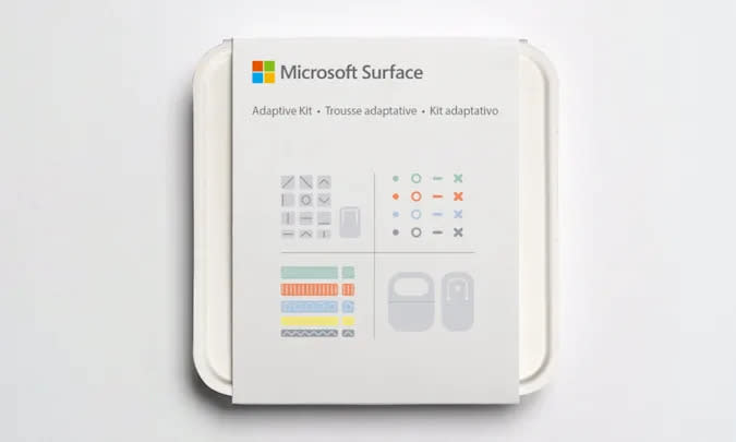 Microsoft Surface Adaptive Kit packaging and label.