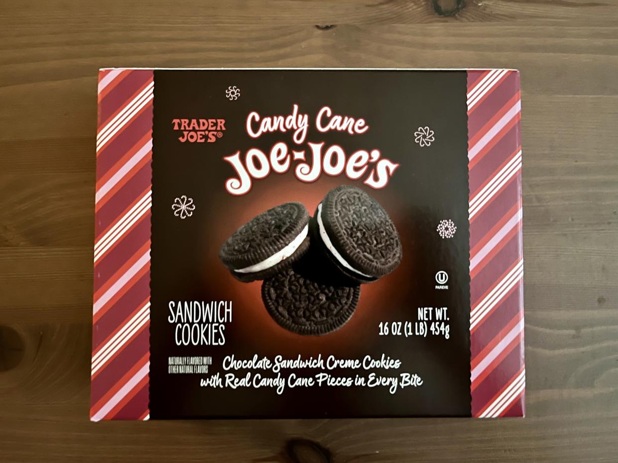 trader joes Candy Cane Joe-Joe's