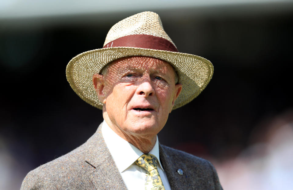 Geoffrey Boycott during day five of the Ashes Test match at Lord's, London. (Photo by Mike Egerton/PA Images via Getty Images)