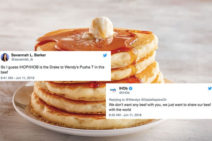 IHOP - some days I feel like a million bucks. but this weekend I think I  feel like $0 delivery. which is even better.