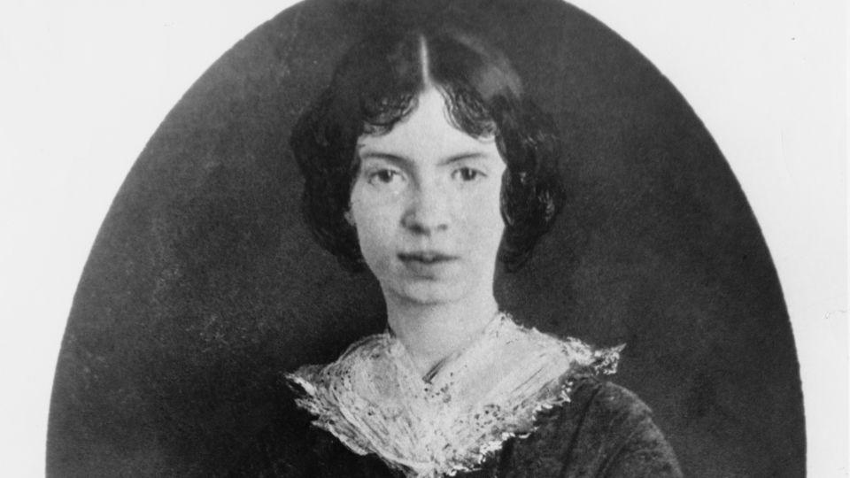 American poet Emily Dickinson in a portrait taken around 1850. - Three Lions/Hulton Archive/Getty Images