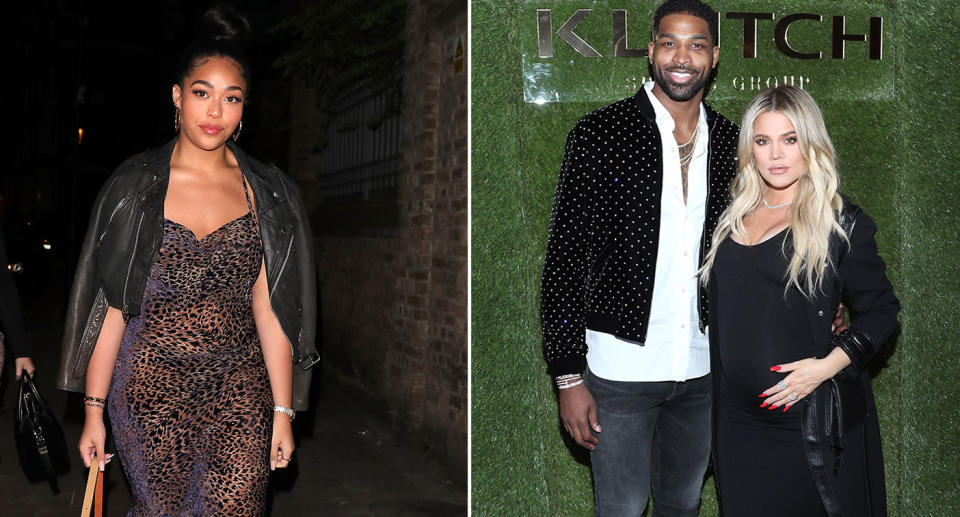 Jordyn Woods and Tristan Thompson