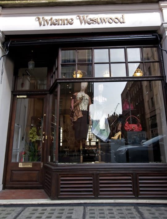 Vivienne Westwood's London store. Photo: Getty 