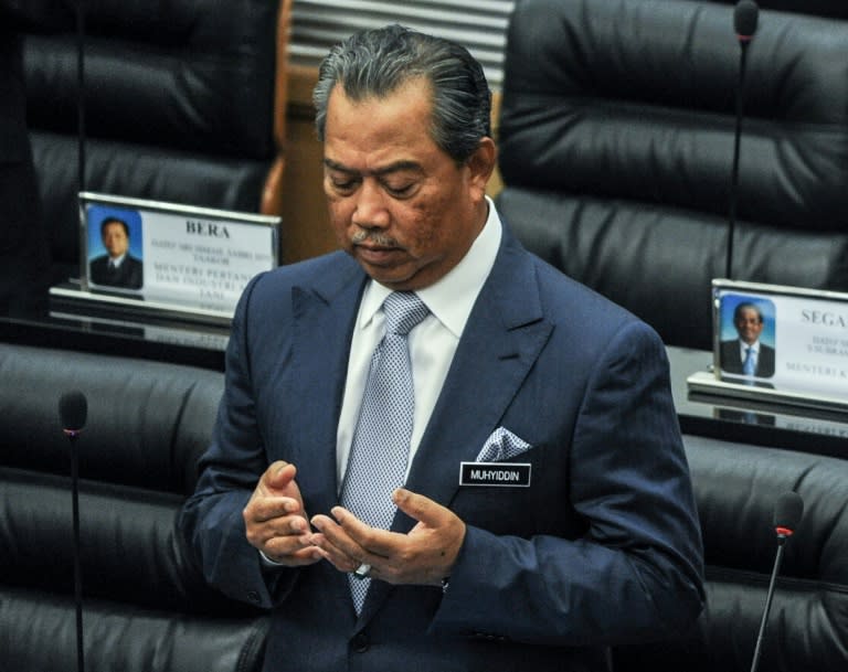 Deputy Prime Minister Muhyiddin Yassin, pictured on July 23, 2014, has been critical of Malaysian Prime Minister Najib Razak's handling of the scandal involving state-owned development company 1Malaysia Development Berhad