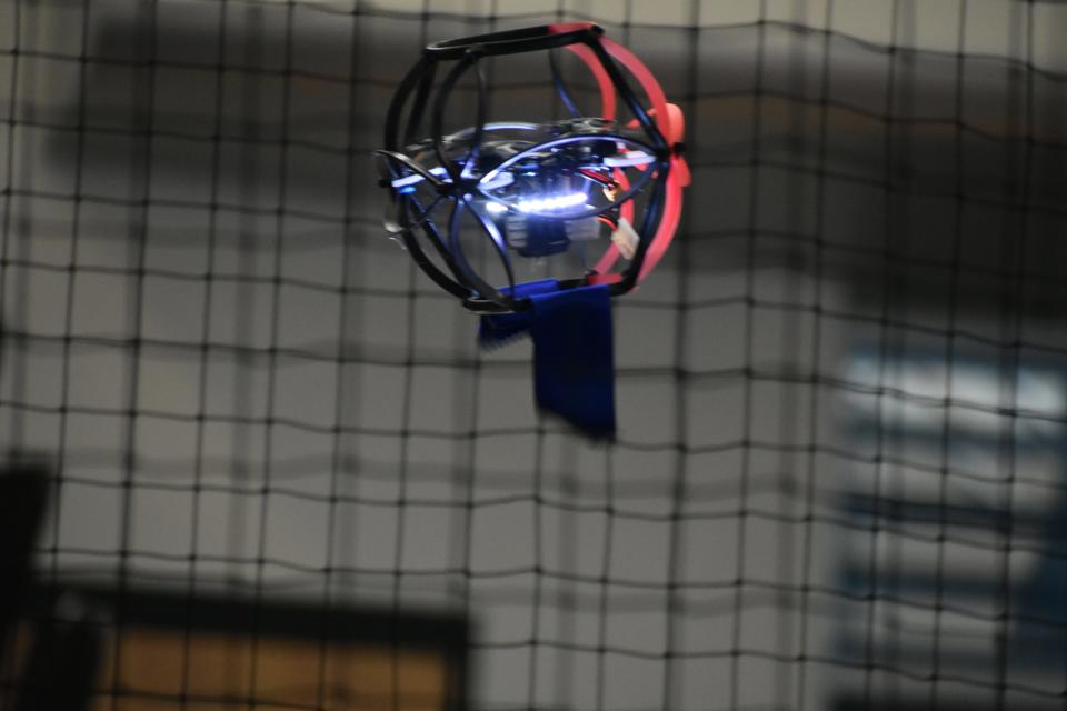 A team from California took first place at the first-ever U.S. Drone Soccer National Championship event held Sunday at the Wildcat Fieldhouse at SUNY Poly’s Utica campus.   Sixteen teams of middle and high school students, ages 12 to 18, from four regional championships in Alabama, California, Colorado, and New York, competed for National Honors and an automatic invitation to the International Championship and Exhibition in Denver, Colorado, May 8-11.