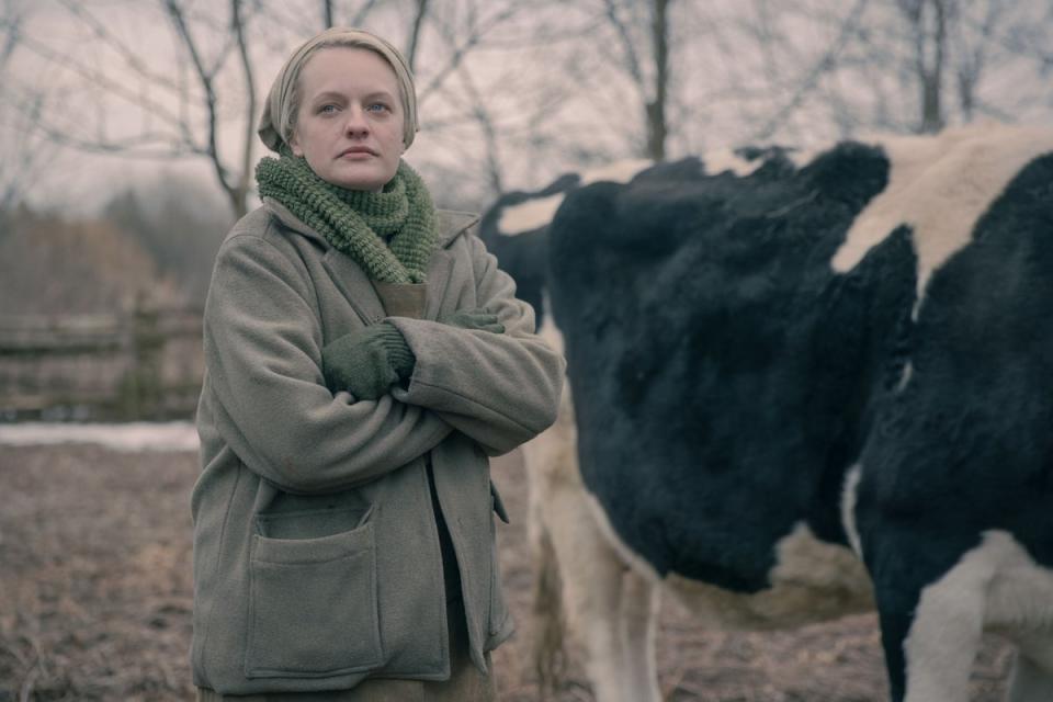 Elisabeth Moss in The Handmaid’s Tale (Channel 4 / Hulu / MGM)