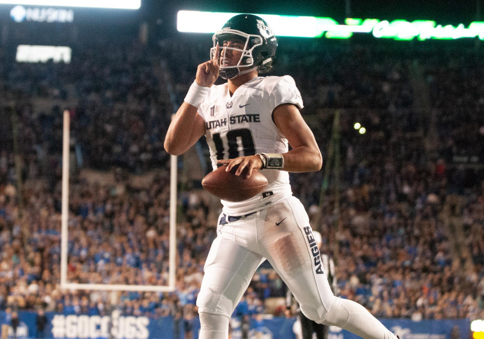 Utah State QB Jordan Love is one of college football's best secrets, but maybe not for long. (Getty Images)