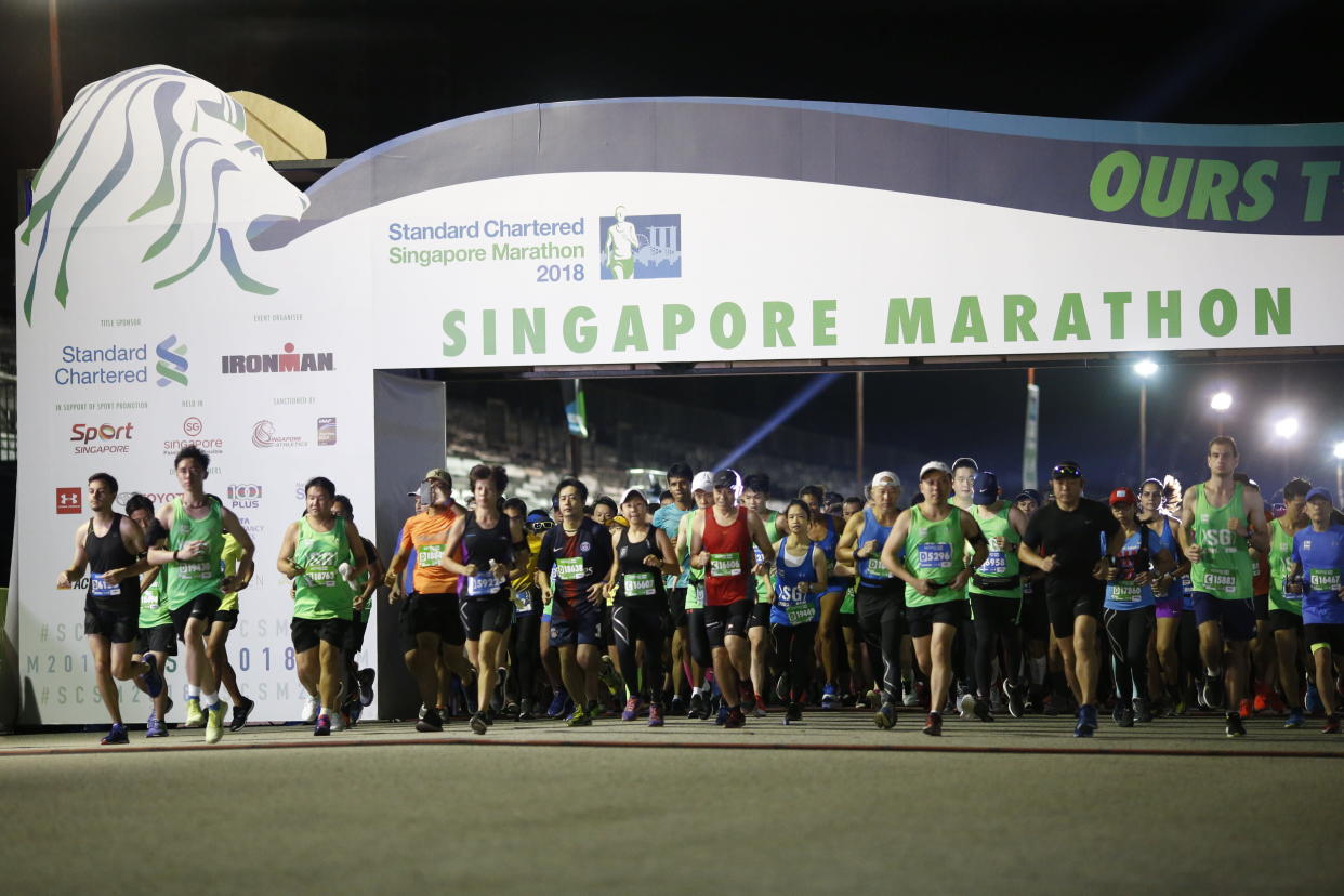 FILE PHOTO: Standard Chartered Singapore Marathon