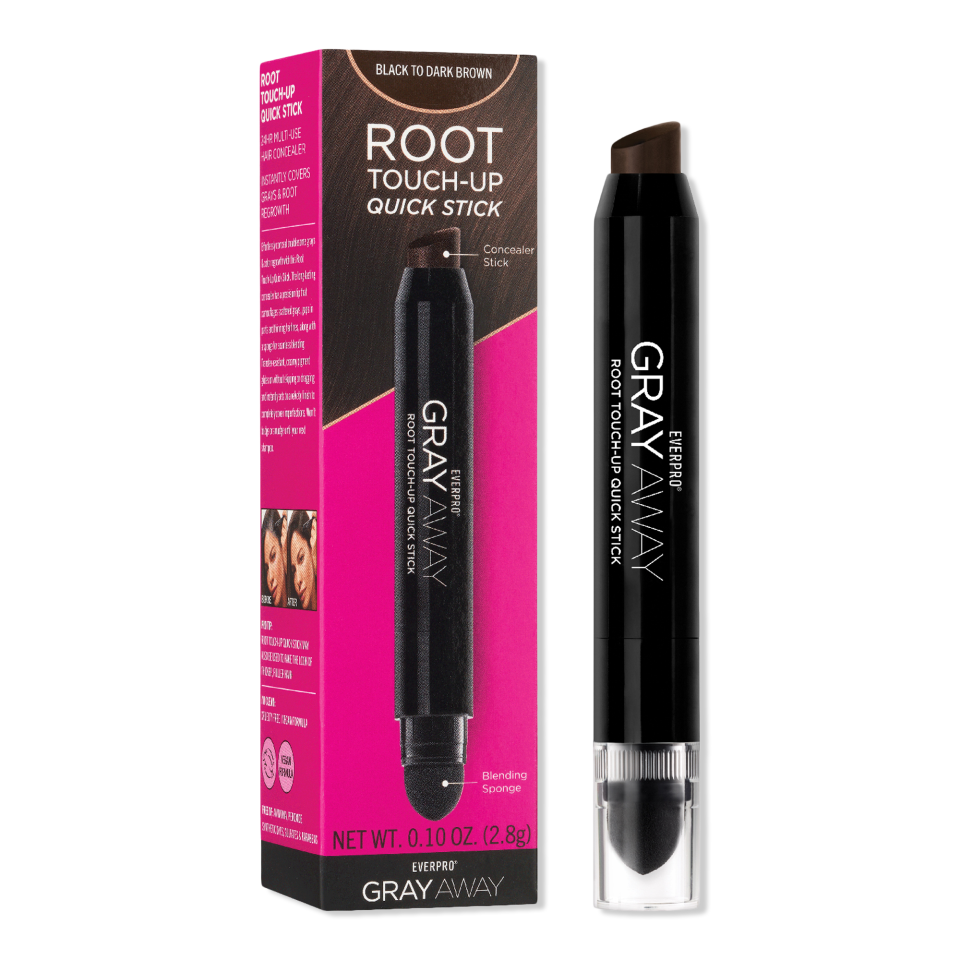 <p><a href="https://go.redirectingat.com?id=74968X1596630&url=https%3A%2F%2Fwww.ulta.com%2Fp%2Fgray-away-root-touch-up-quick-stick-xlsImpprod17871123&sref=https%3A%2F%2Fwww.womenshealthmag.com%2Fbeauty%2Fg45631518%2Fbest-root-touch-up-products%2F" rel="nofollow noopener" target="_blank" data-ylk="slk:Shop Now;elm:context_link;itc:0;sec:content-canvas" class="link ">Shop Now</a></p><p>Gray Away Quick Stick</p><p>ulta.com</p><p>$10.99</p><span class="copyright">Courtesy</span>