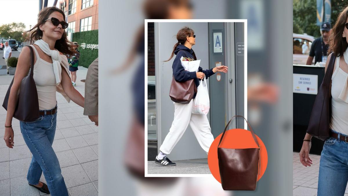 Katie Holmes with Hermes Bag