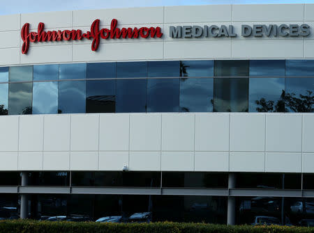 A Johnson & Johnson building is shown in Irvine, California, U.S., January 24, 2017. REUTERS/Mike Blake