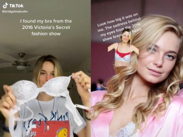 Meanwhile on TikTok: Former Victoria's Secret Model Bridget