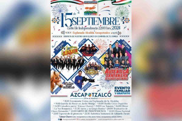 Conciertos gratis por el grito de independencia en Azcapotzalco